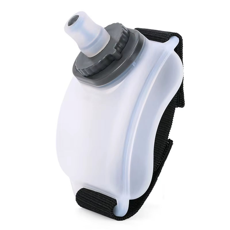 Outdoor Portable Running Wrist Water Bottle Adjustable Small Sports Wrist Water Bottle Cup for Outdoor Fitness Cycling Marathon