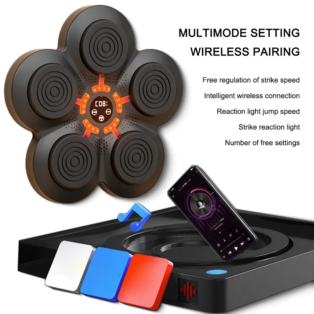 ActiveCore Smart Music Boxing Trainer – Wall-Mounted Reaction Target