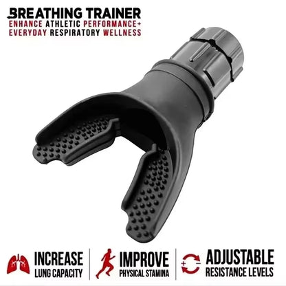Portable Lung Breathing Exercise Trainer with Adjustable Resistance – Respiratory Fitness & Endurance Trainer