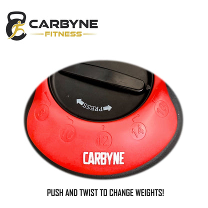 Adjustable Kettlebell 8–16kg / 16–24kg with 2kg Increments